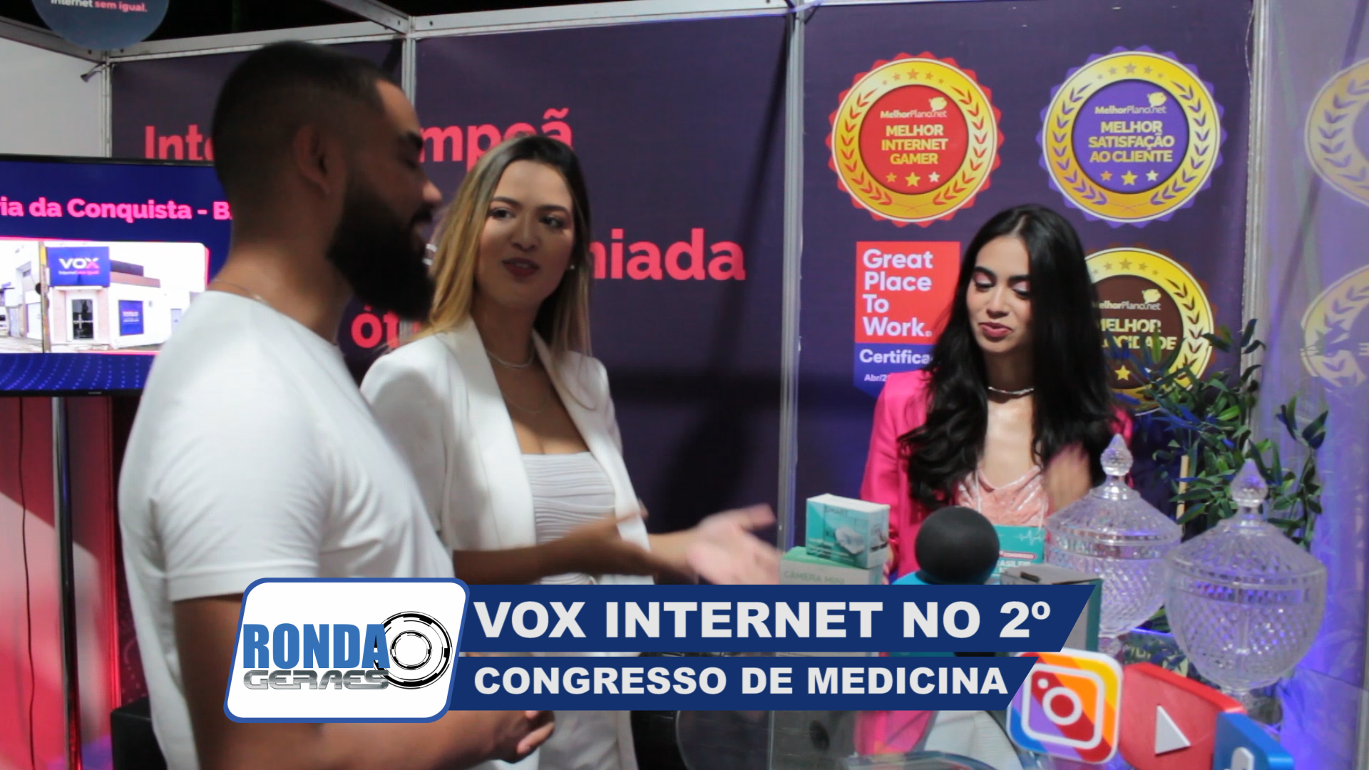 Ronda Geraes Vox Internet no 2º Congresso de Medicina em Montes