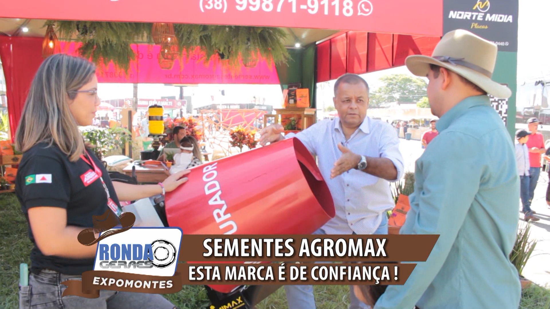 ”Ronda Geraes na Expomontes” no espaço das Sementes Agromax