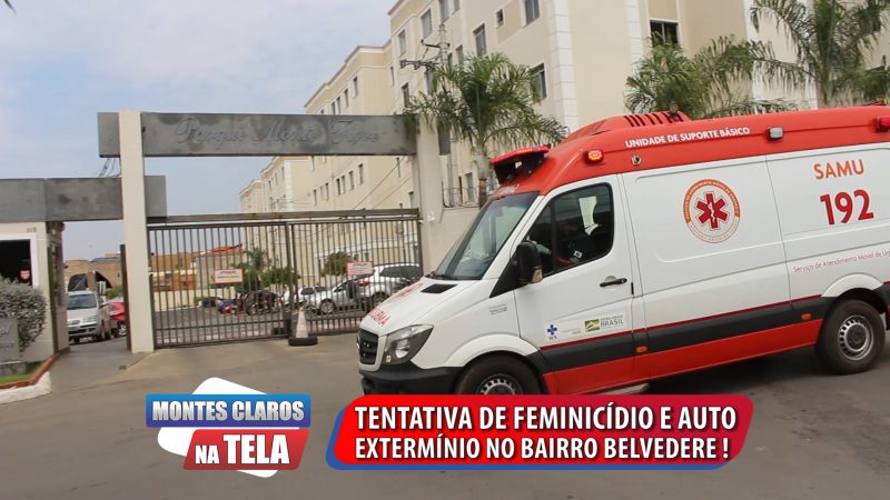 SAMU presta atendimento à feridos por arma branca em Montes Claros