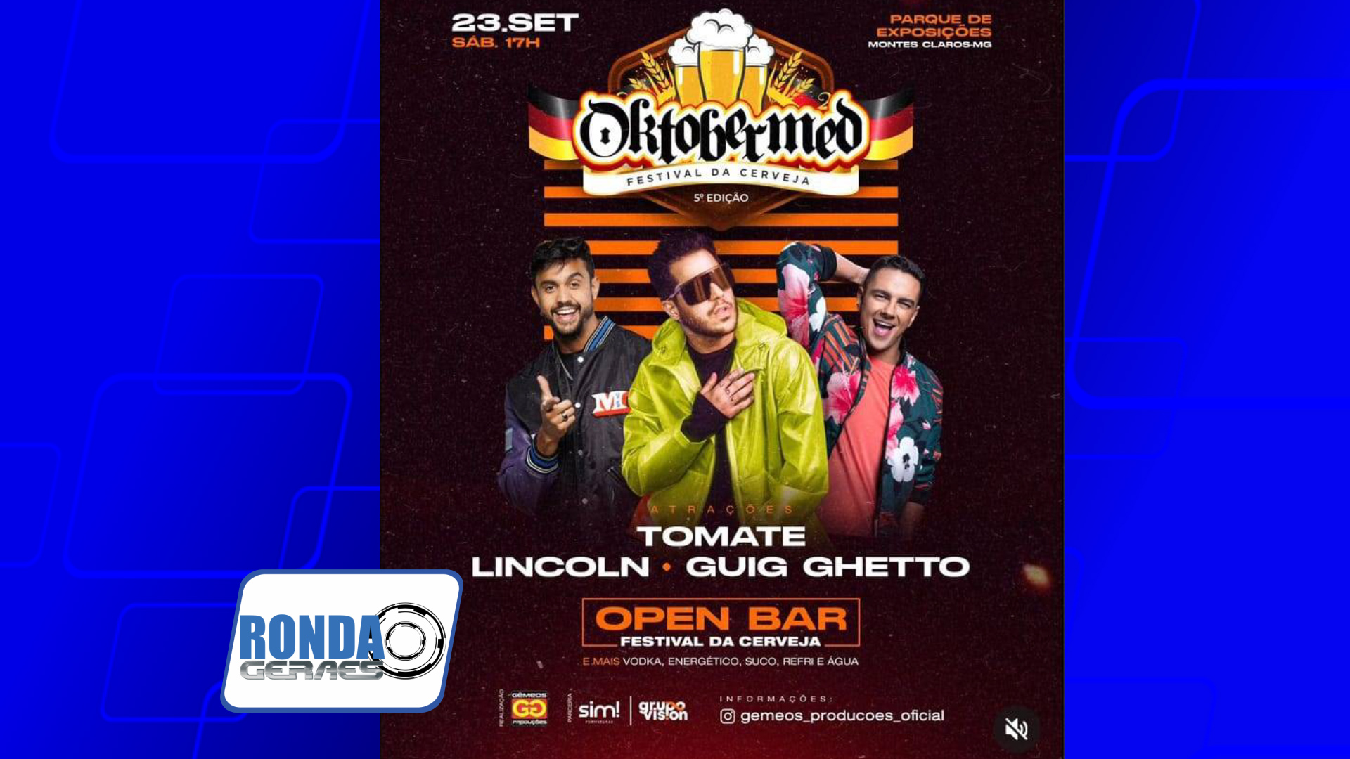 Oktobermed será realizado neste sábado (23/09) pela Gêmeos Produções
