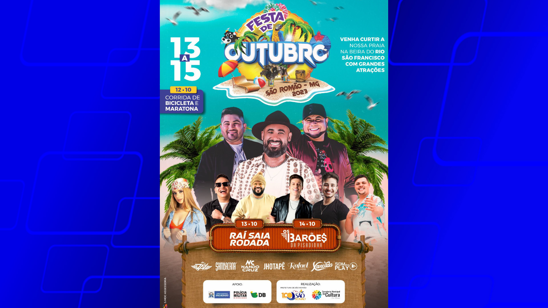 “Ronda Geraes” – Agenda: Festa de outubro São Romão