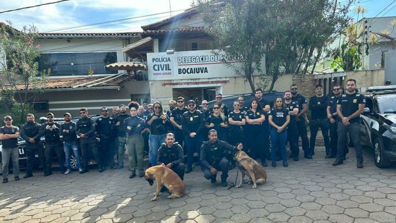 Bocaiúva: Polícia Civil realiza operação ‘Cidade Tranquila’