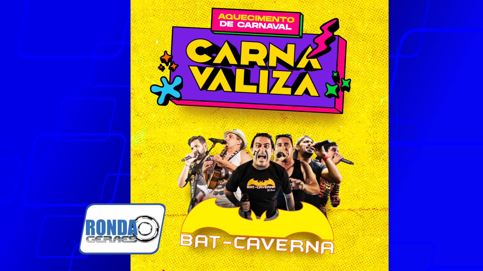 “Carnavaliza Moc 2024”: No próximo dia 3 com ‘Bat Caverna’ de Diamantina
