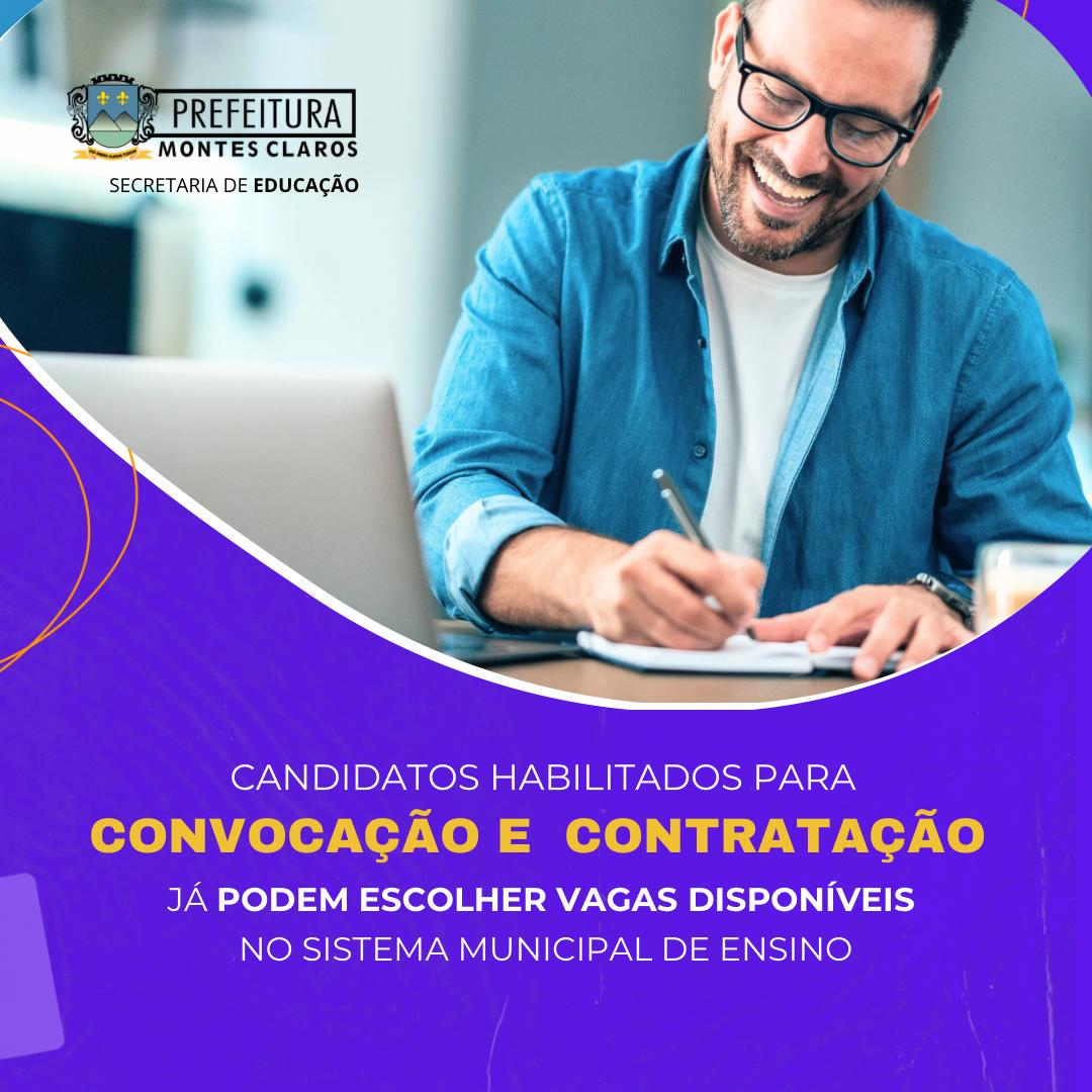 Prefeitura contrata profissionais da educação para o ano letivo 2024