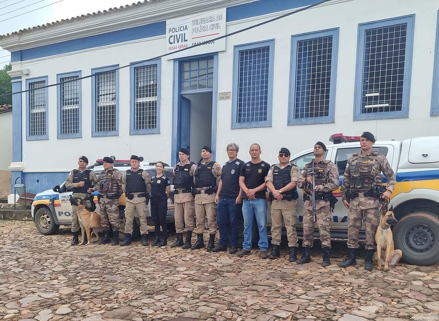 Grão Mogol: Combate ao tráfico de drogas com dois presos