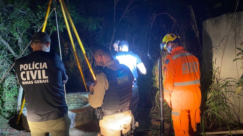 Salinas: Bombeiros do 9º Pelotão resgatam corpo de vítima em cisterna 