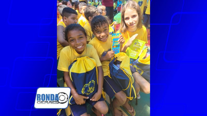 LBV realiza entrega de kits pedagógicos à crianças e adolescentes em Montes Claros