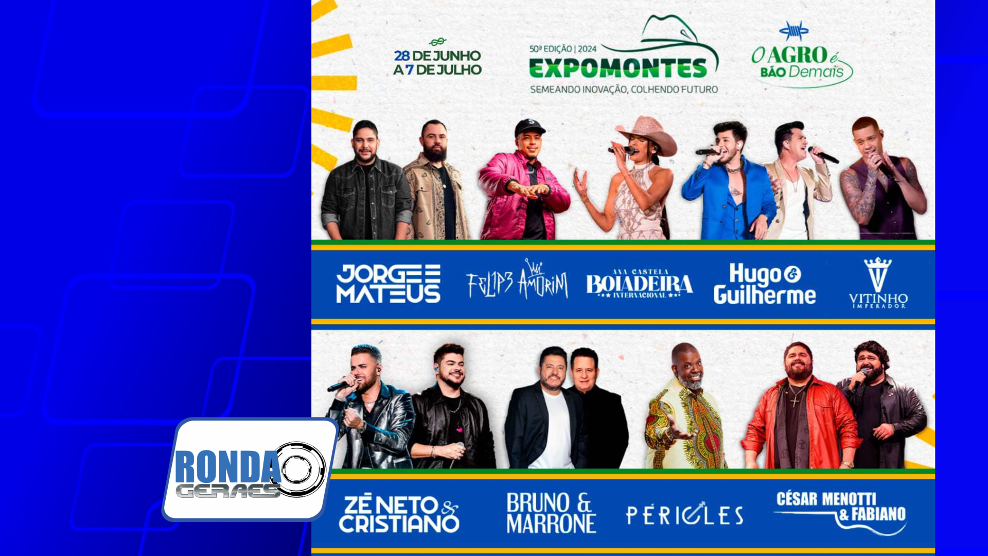 Shows da Expomontes são anunciados em evento “Na Farra”