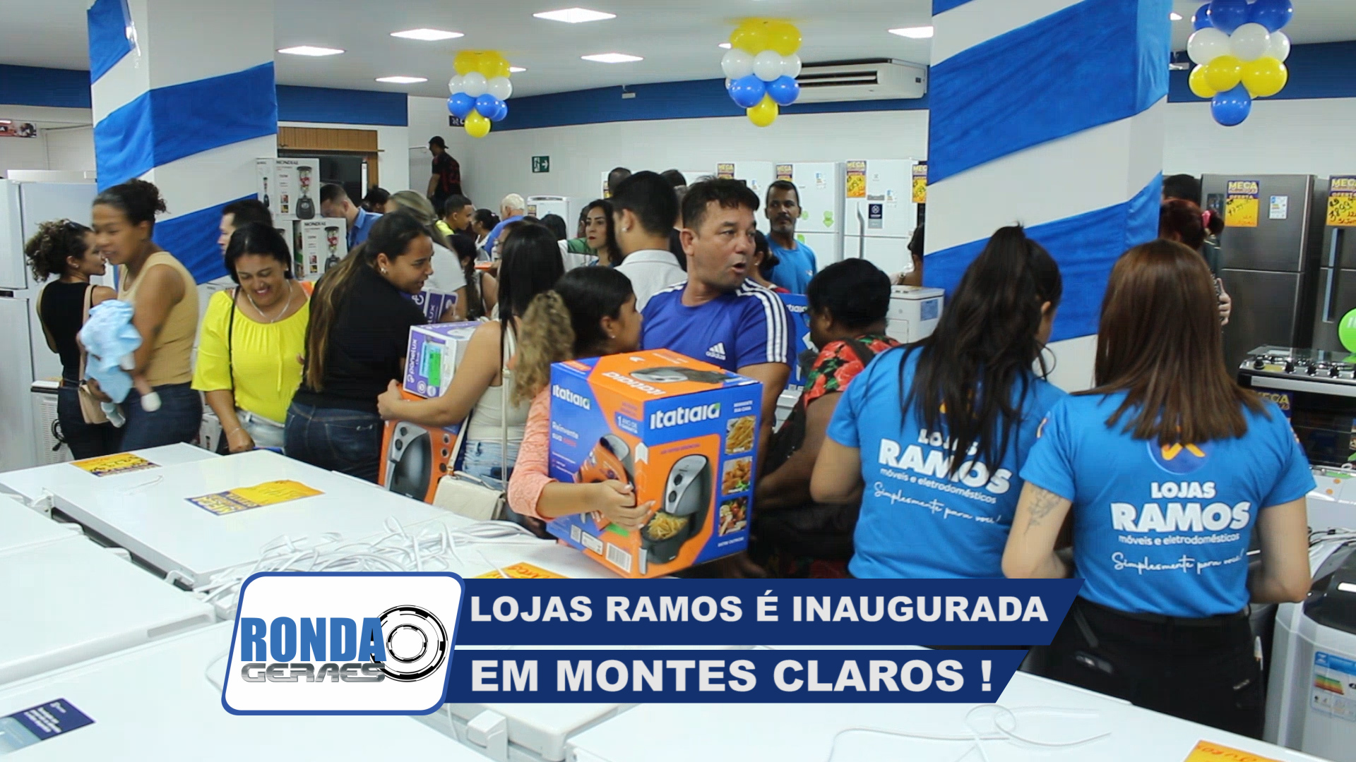 ”Ronda Geraes” na inauguração das Lojas Ramos em Montes Claros !