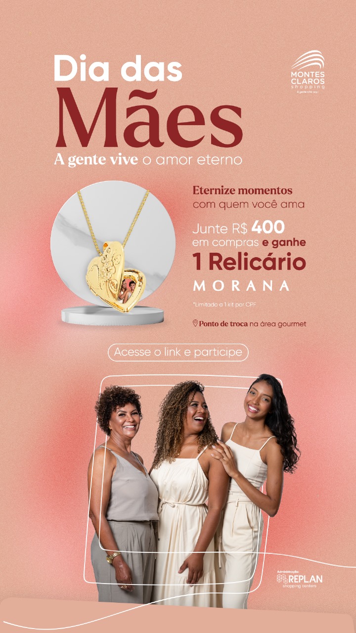 Memórias afetivas ganham espaço no Dia das Mães do Montes Claros Shopping
