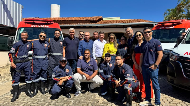 SAMU recebe novas ambulâncias para expansão do serviço de urgência e emergência no Norte de Minas