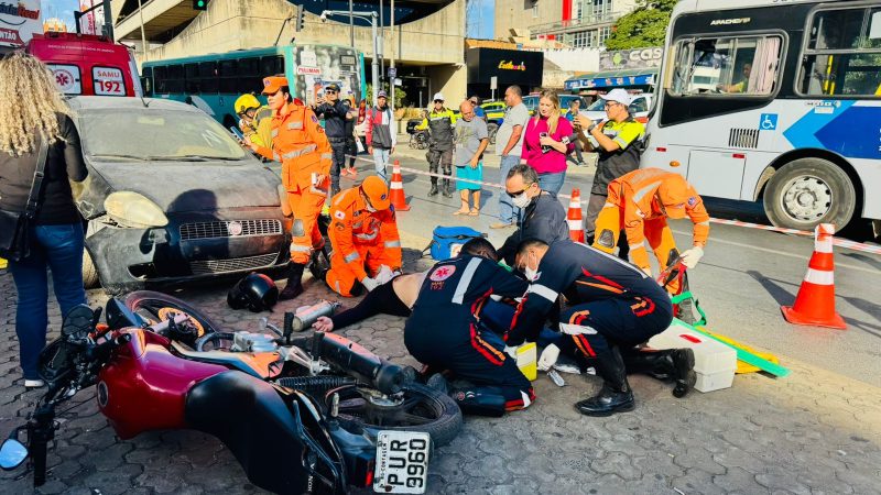 Maio Amarelo – Simulação de acidente mobiliza órgãos de emergência em Montes Claros