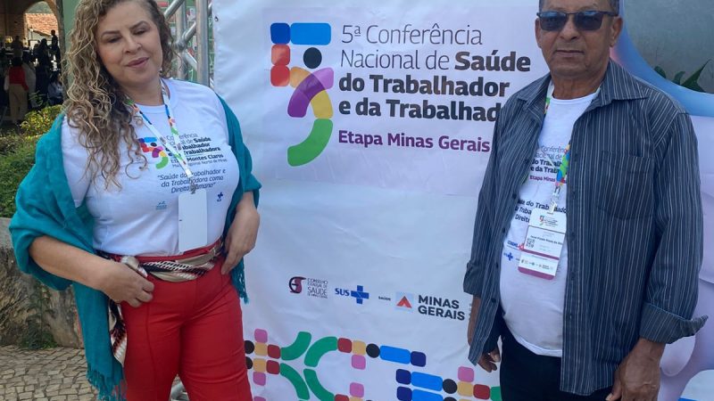 Mirabela presente na etapa estadual da Conferência de Saúde do Trabalhador