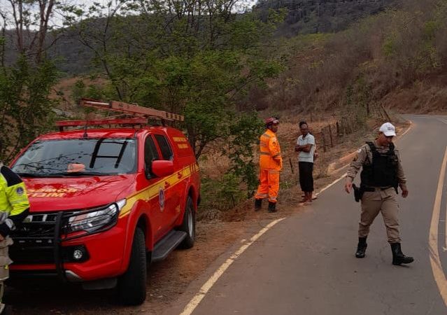 Ciclista morre depois de cair em ribanceira em Zona Rural de Montes Claros