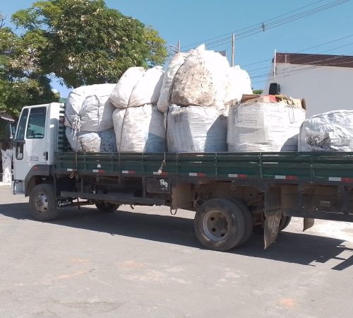 Catadores de recicláveis recolhem cerca de 2 toneladas de material durante a Expomontes